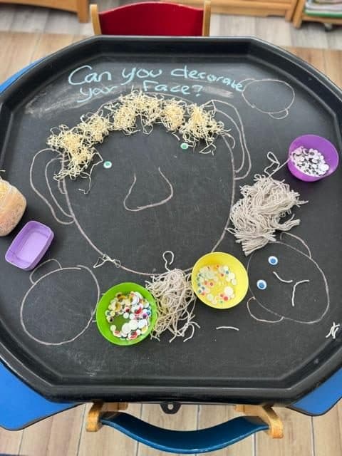 Sensory play activity at unique child montessori northolt